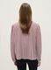 Regular red shirt with stripes in pure viscose_2