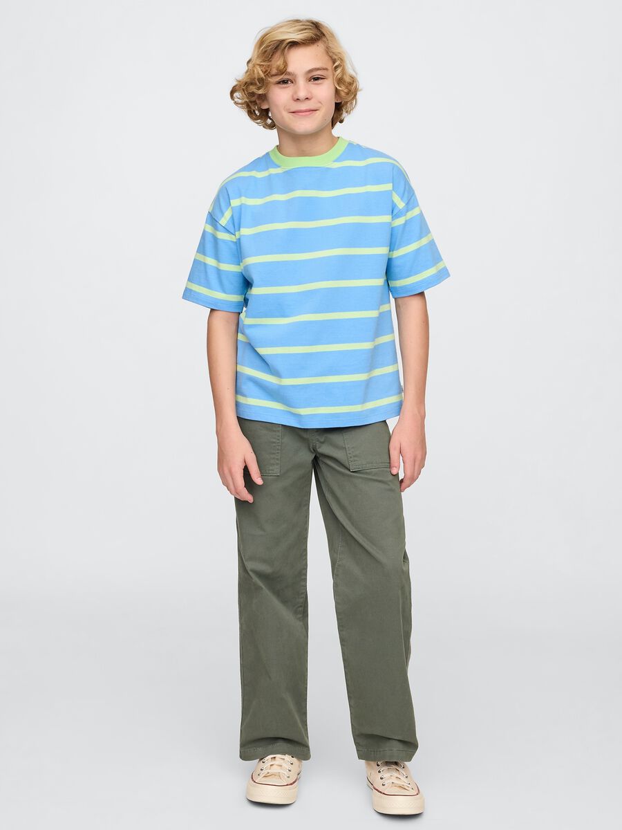 Boys' Green Cargo Trousers by GAP Kids_0