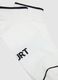 Two-pack of white ankle sports socks in cotton blend with stripes_1