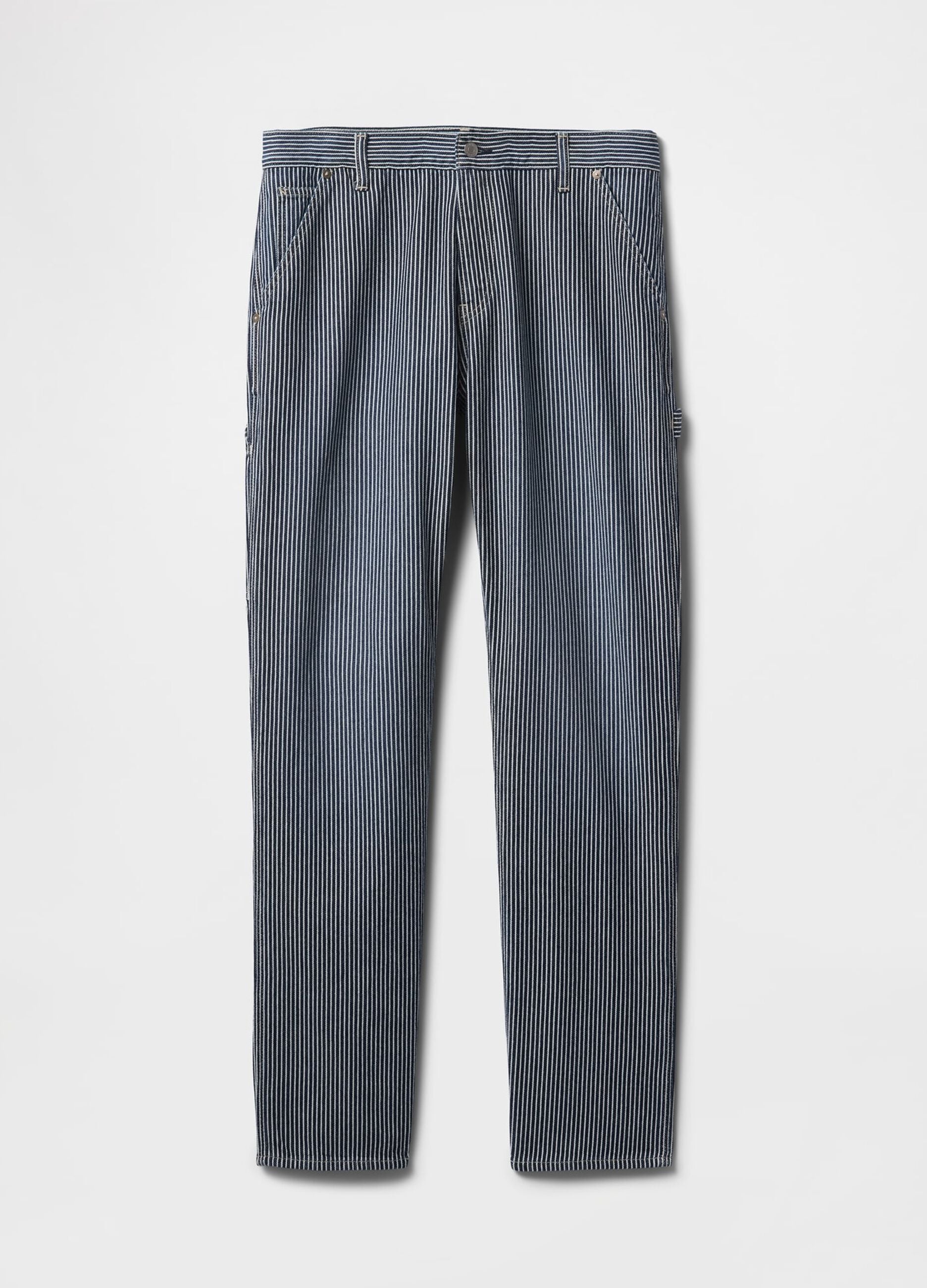 Striped Lyocell and Cotton Jeans by Gap