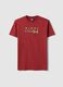 Red pure cotton regular fit T-shirt with Miami Heat print_4
