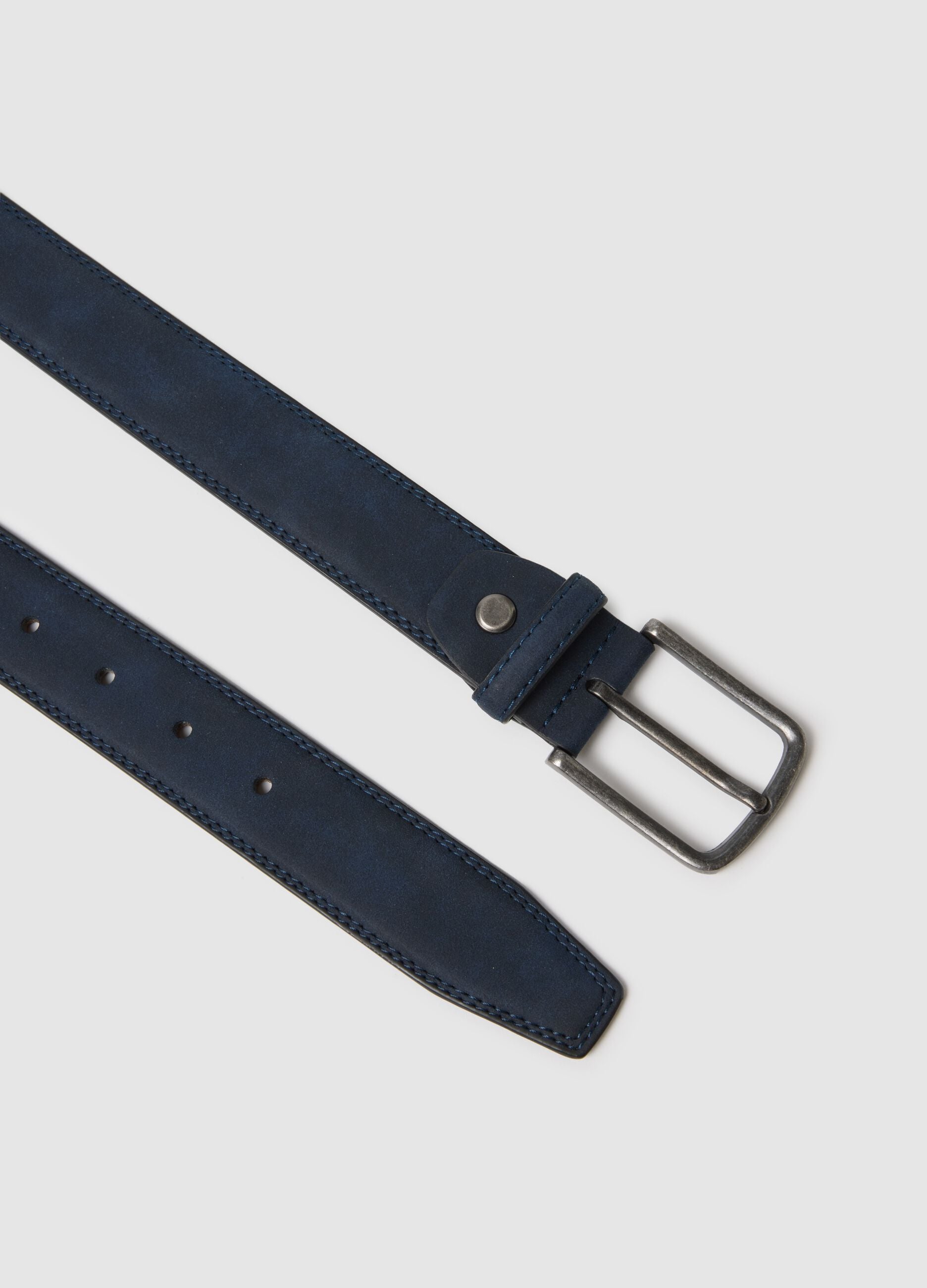 Blue Belt with Classic Buckle