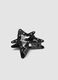 Black star hair clip with rhinestones for girls_2