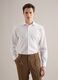 White pure cotton regular fit shirt_0