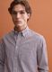White pure cotton poplin striped shirt, regular fit_3