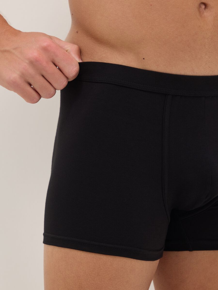 Bipack boxer neri in cotone Supima elasticizzato regular fit_3