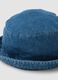 Blue denim pure cotton girls&rsquo; hat with Minnie_1