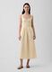 Pure cotton midi dress with floral print_0