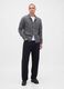 Grey cardigan in wool and polyamide_2