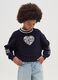 Sweatshirt with heart and "Live the campus party" lettering_0