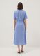 Pure viscose multicolour striped regular fit dress with belt_2