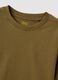 Green fitted pure cotton short-sleeve T-shirt_5