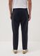 Blue stretch cotton chino trousers_2