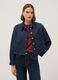 Pure cotton denim regular fit shirt with buttons and chest pocket_0
