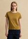 Green pure linen short-sleeve T-shirt, regular fit_3