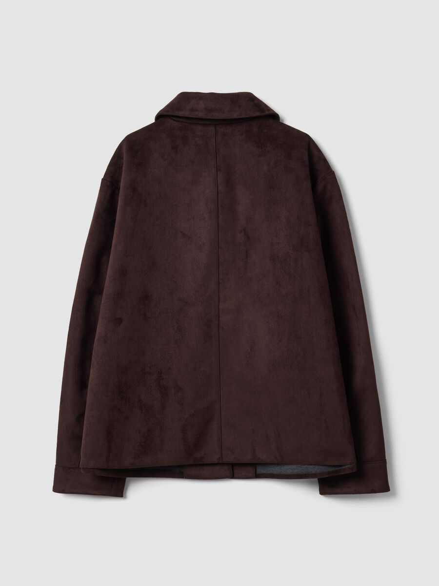 Brown regular-fit jacket with buttons_1