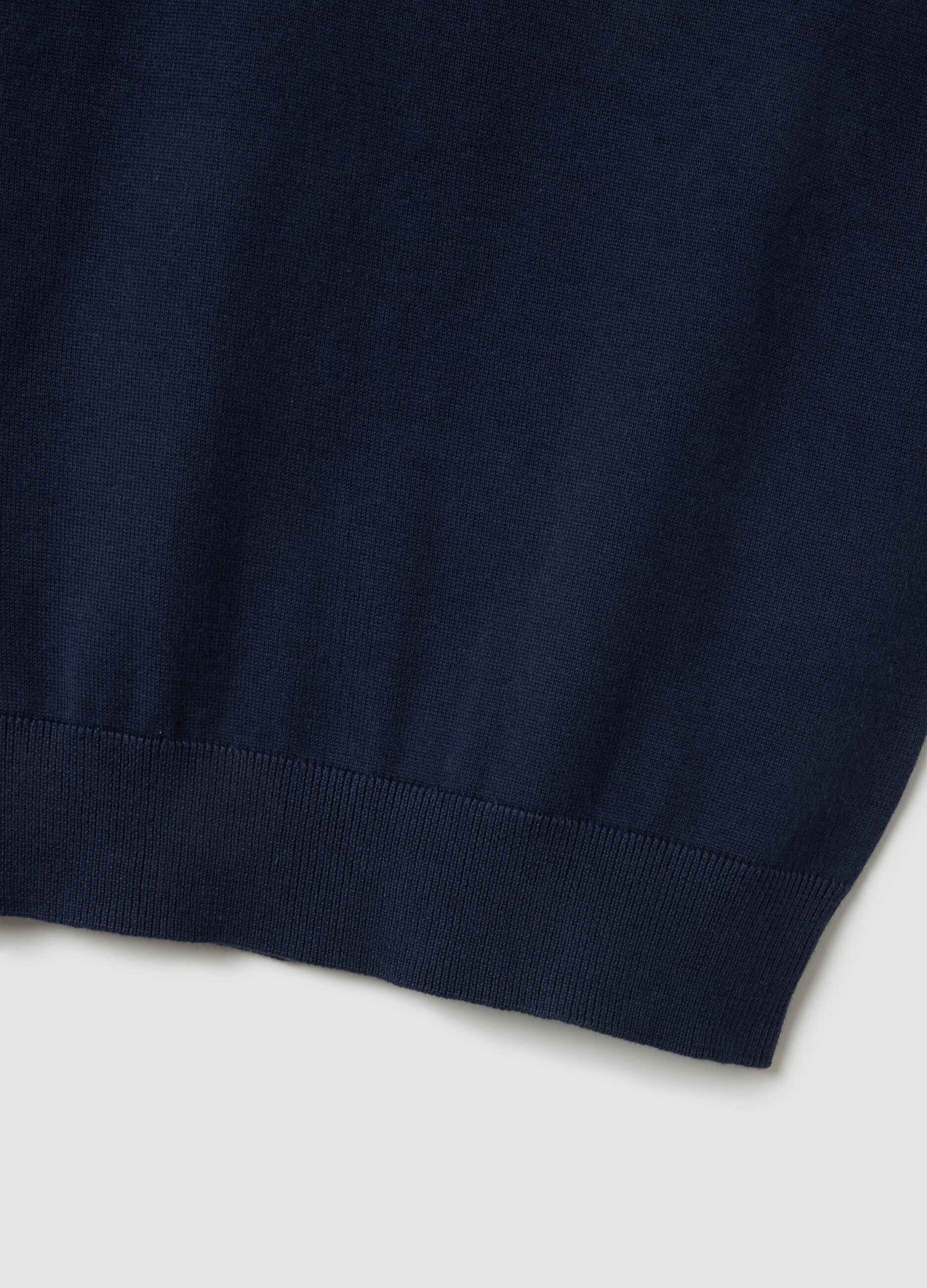 Children's blue pure cotton vest regular fit