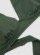 Green stretch triangle bikini top_5
