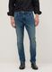 Blue Stretch Denim Skinny Fit Jeans_1