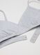 Grey Stretch Cotton Girls' Triangle Bra_3