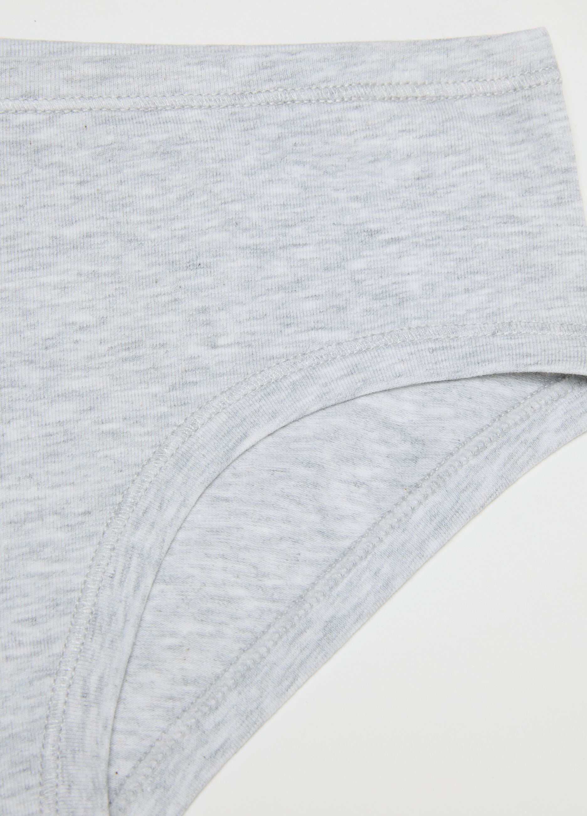 Grey elasticated cotton baby culottes for girls, regular fit