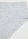 Grey elasticated cotton baby culottes for girls, regular fit_3