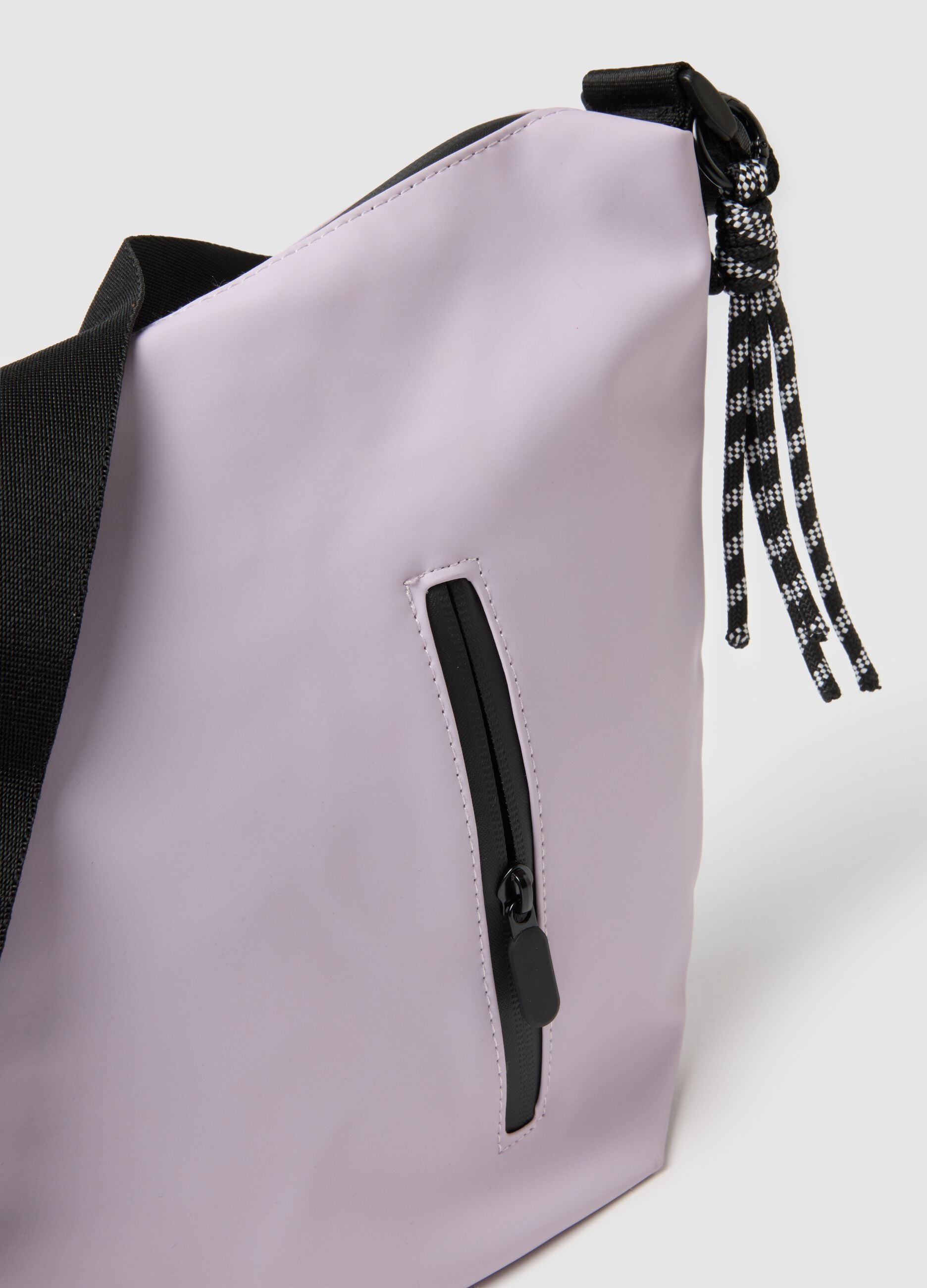 Purple Bag with Adjustable Shoulder Strap