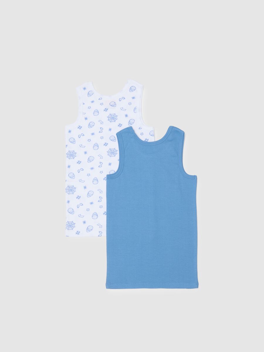 Kids' Multicolour Cotton Vest Twin Pack &ndash; Regular Fit_1