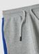 Children's regular fit joggers in pure cotton with multicolor stripes_3