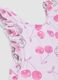 Pink Minnie print ruffle one-piece swimsuit for baby girls_2