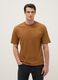 Brown pure cotton relaxed fit T-shirt_1