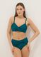 Green shaping bikini top in stretch fabric_1