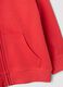Red pure organic cotton hooded sweatshirt for boys, regular fit_3