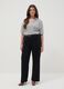White pure viscose striped shirt_1