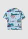 Multicolour pure cotton children's polo, regular fit with prints_4