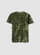 Boys' Green Pure Cotton Regular Fit T-Shirt with Prints_4