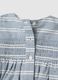Baby girl's multi-color striped pure cotton set with ruffles_3