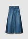Girls' Wide Leg Blue Pure Cotton Jeans_1