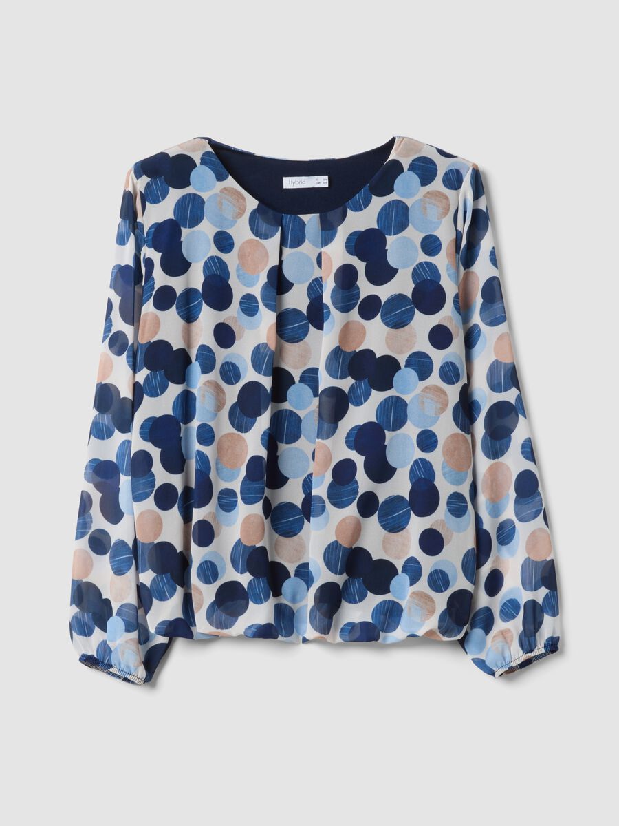 Multicolour polka-dot print shirt, regular fit_4
