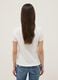 Women's White Regular Fit Pure Cotton T-Shirt_3