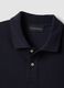 Blue Supima cotton polo shirt, regular fit_5