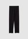 Black Stretch Regular Fit Leggings_4