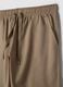 Beige cotton-linen blend pyjama trousers, relaxed fit_5