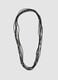 Multi-strand necklace with black beads_0