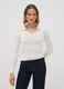 White viscose-blend polo-collar jumper, regular fit_2