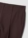 Brown flare trousers in stretch viscose_2