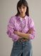 Regular fit multicolour pure cotton shirt with floral pattern_0