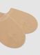 Tripack di calzini invisibili beige in cotone organico elasticizzato_2