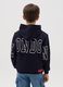 Sweatshirt with hood and "London University Team" print_4