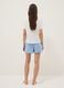 White and light blue short pure cotton pyjamas with Stitch print_4